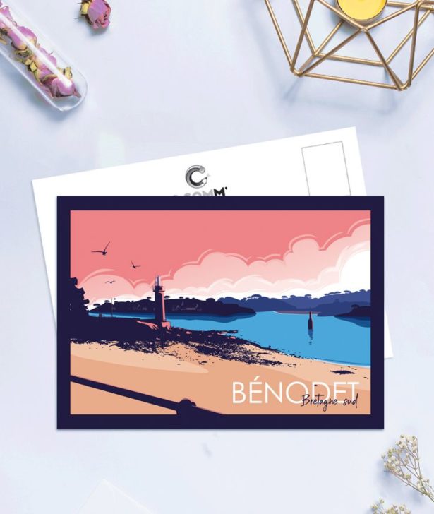 Carte postale "Bénodet"