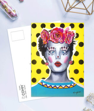 Carte postale "Lucky"