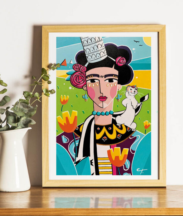 Affiche "Frida Kahloz" A4